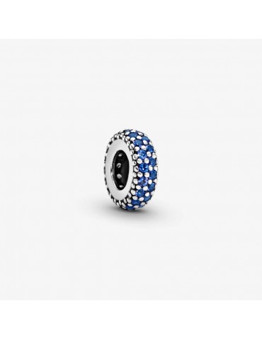 Charm distanziatore PAVE' BLU