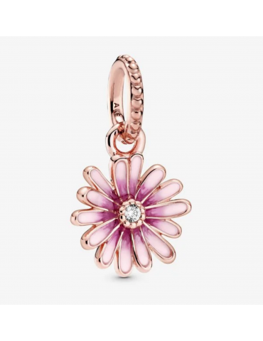 Charm pendente Margherita rosa